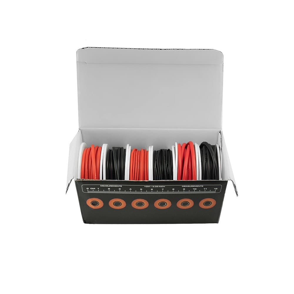 Lumenier Silicone Wire 6 Roll Build Kit - Power Pack - 5.5 for fpv drones