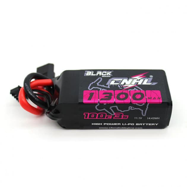 CNHL Black Series 1300mAh 3S 100C Lipo battery for fpv drones