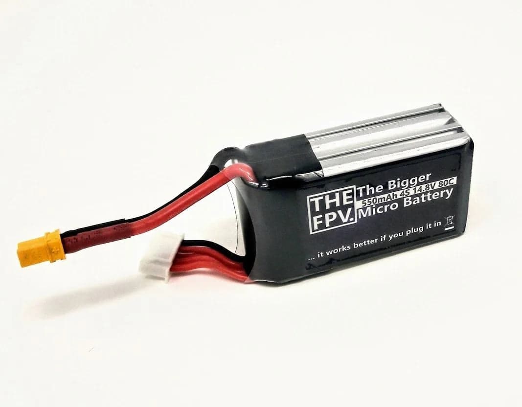 TheFPV 550mAh 4S 80C 14.8V Micro Battery XT30 for fpv drones 2