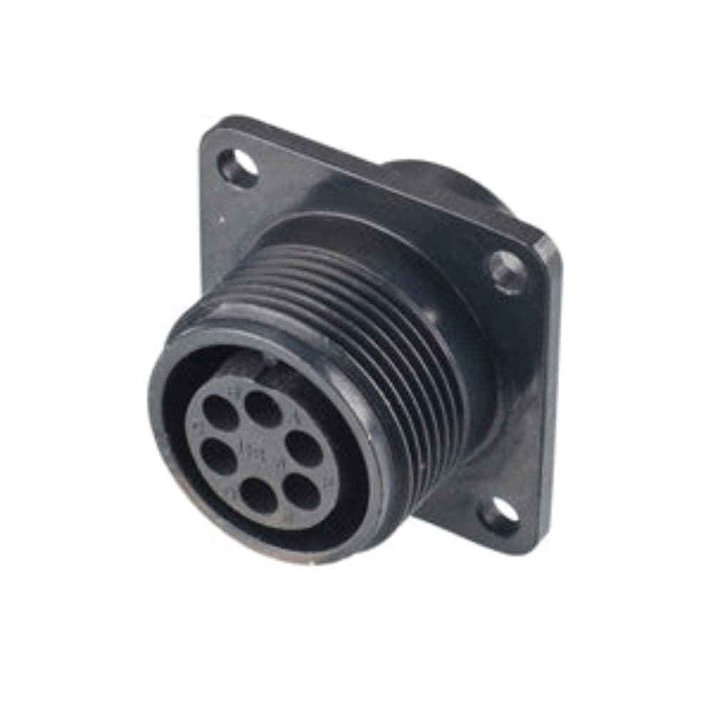 6 Way Circular Panel Mount Conn. Socket for fpv drones