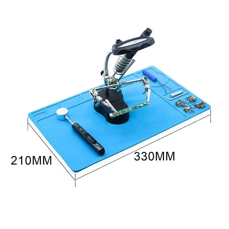 Sequre Magnetic Silicone Build Mat w/ screw holders (3 Size and Color Options) for fpv drones 1