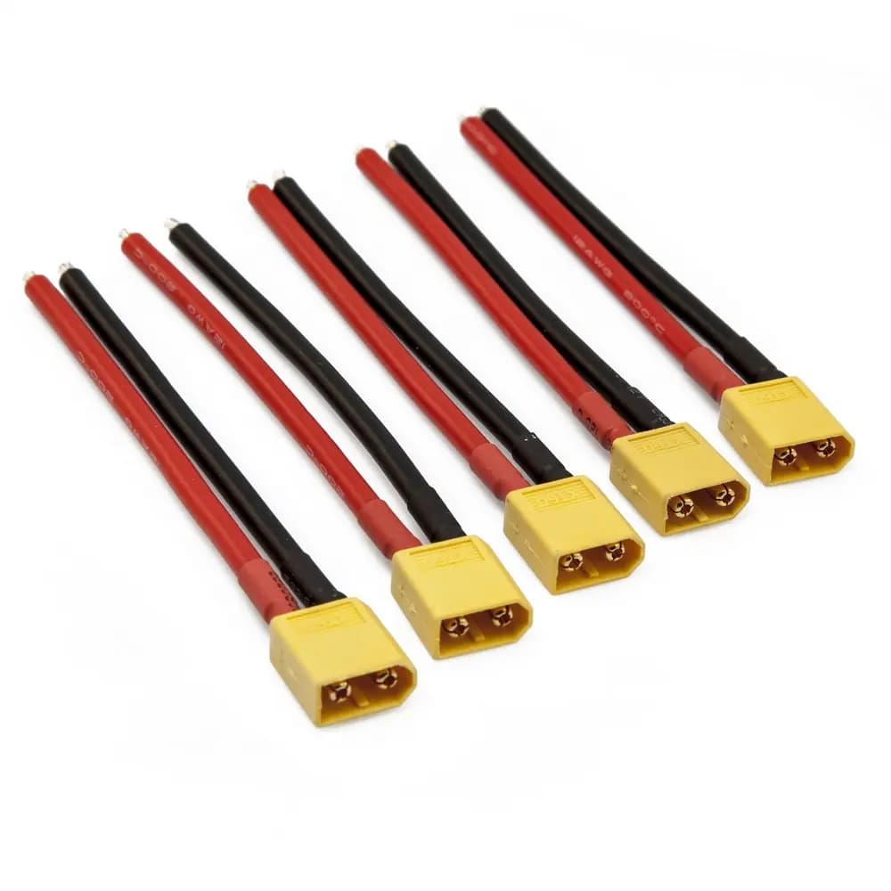 XT60 Lipo Pigtail 12AWG (5pcs) - 3.9 for fpv drones 1