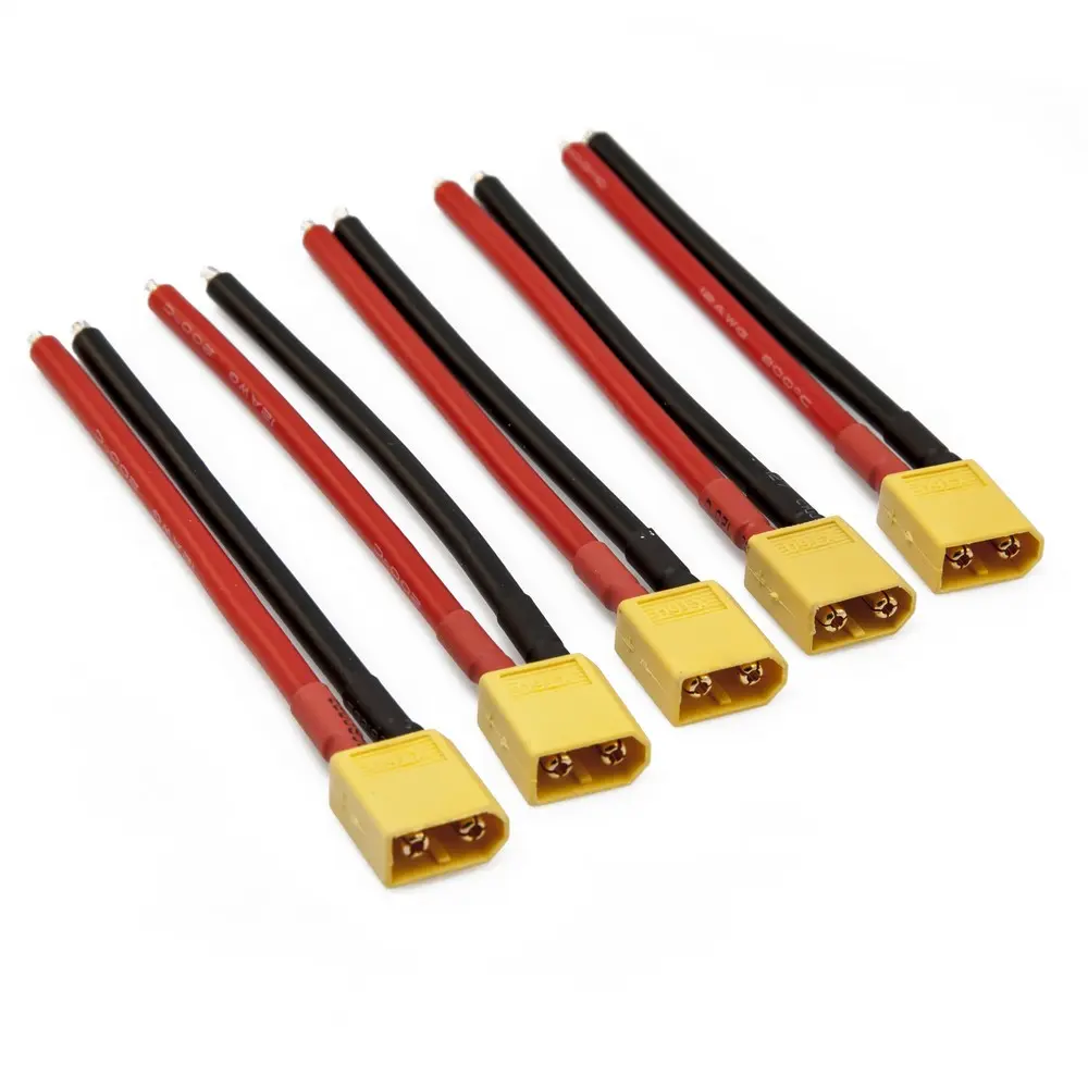 XT60 Lipo Pigtail 12AWG (5pcs) - 3.9 for fpv drones 1