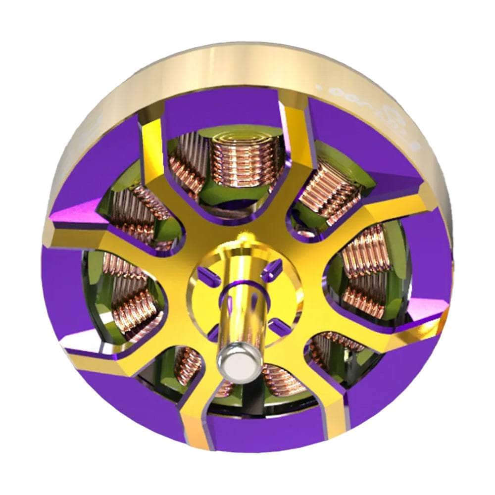 Flywoo Robo 1003 14800Kv Micro Motor - Gold/Purple for fpv drones 3