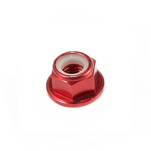 10pc M3 Nylon Locking with Flange CW Nuts pack 6061 Aluminium for fpv drones 21