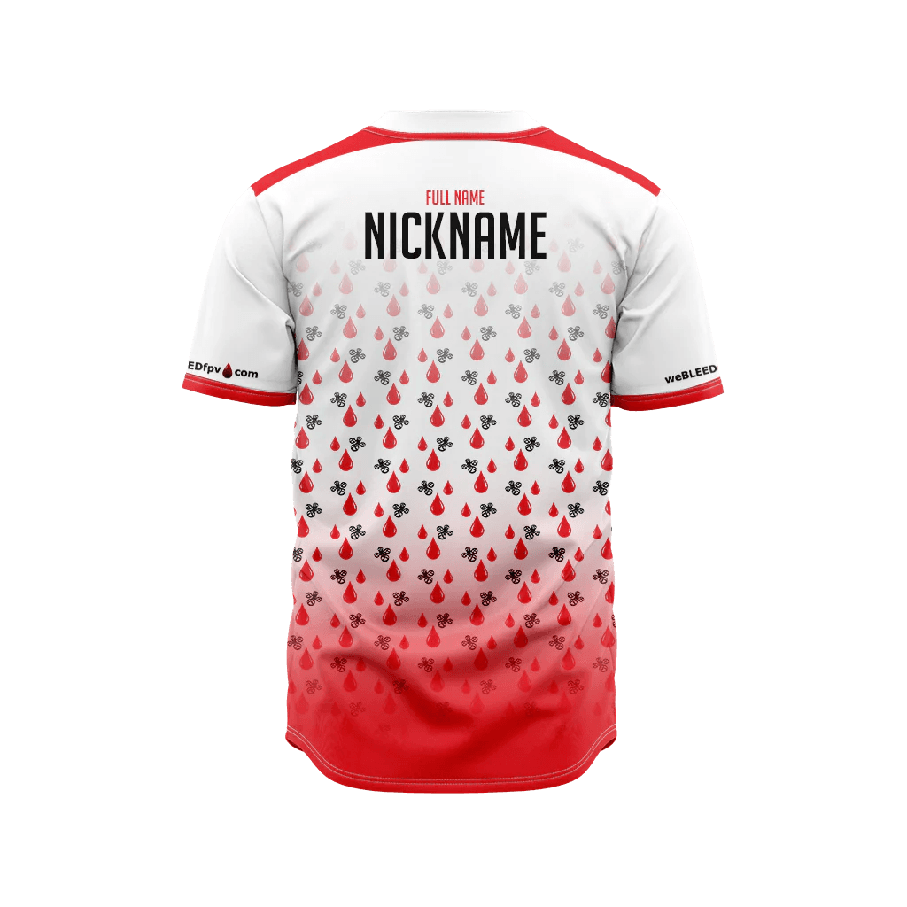 weBLEEDfpv Team BASEBALL Jerseys for fpv drones 3