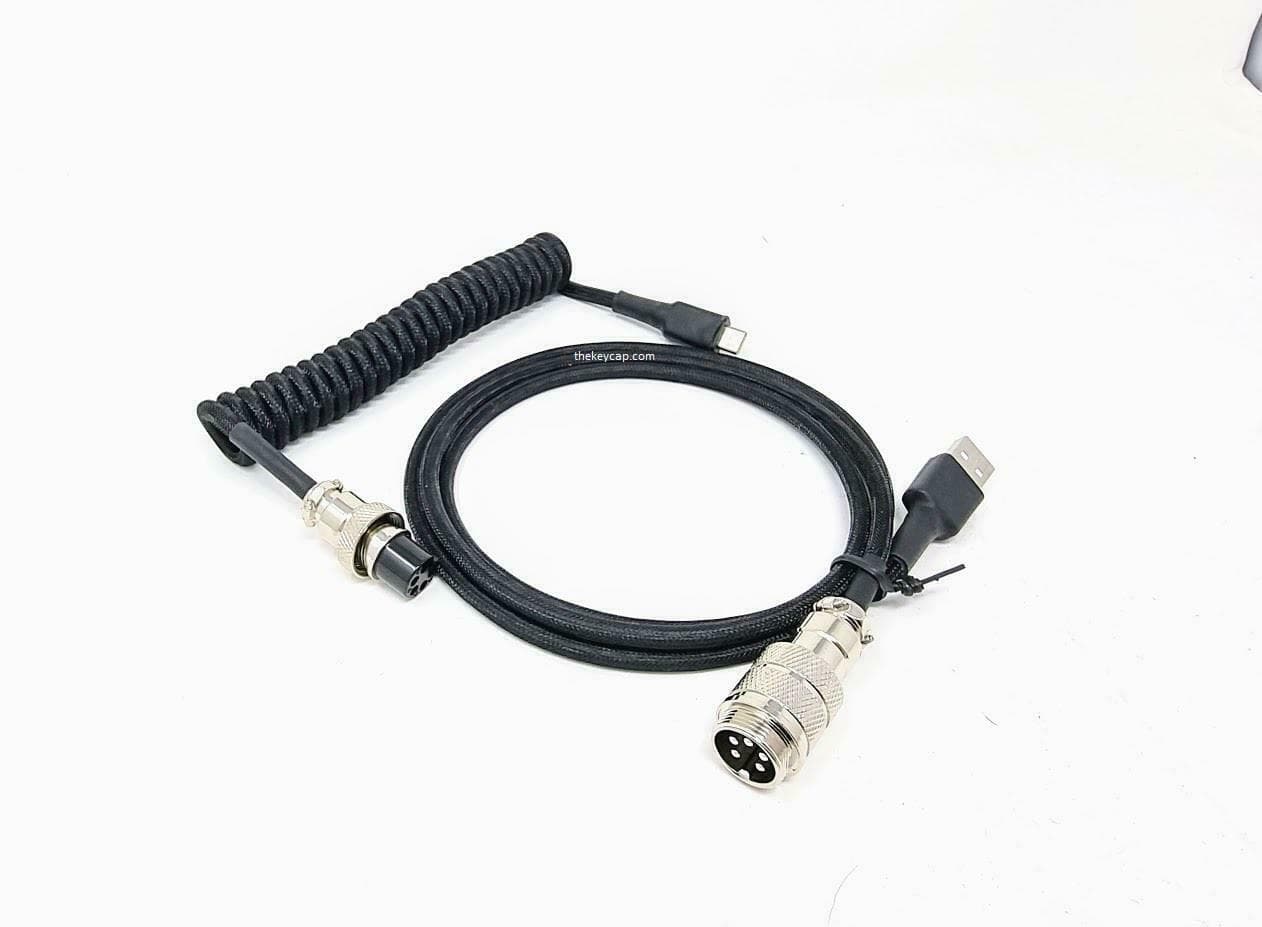 TKC - Techflex GX16 Aviator Coil Cable USB-C [EOL] for fpv drones 1