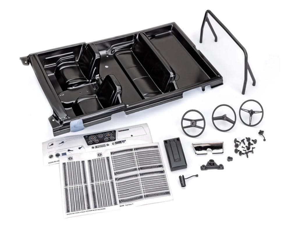 Traxxas 9114-BLK - Interior Kit Black For TRX-4 Blazer for fpv drones