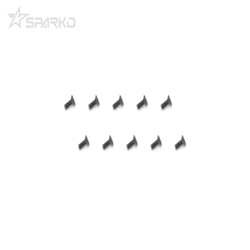 Sparko F8 Flat Screw M3x12mm (10pcs) for fpv drones 1