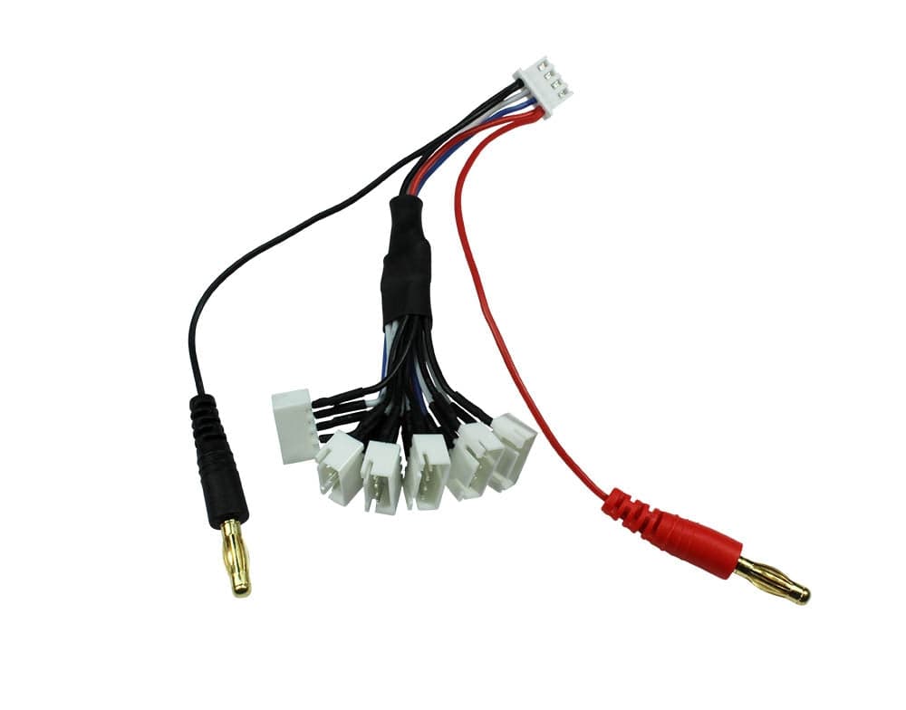Parallel (6x) 3S JST-XH Charge & Balance Cable for fpv drones
