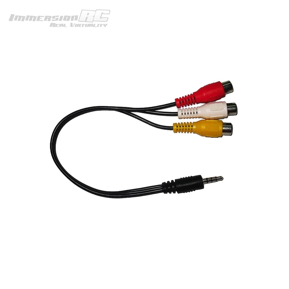 ImmersionRC 3.5mm naar A/V kabel (30 cm) for fpv drones