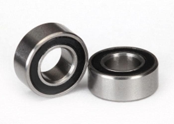 Traxxas 5115A Ball Bearings Black Rubber Sealed (5x10x4mm) (2) TRX-4 for fpv drones