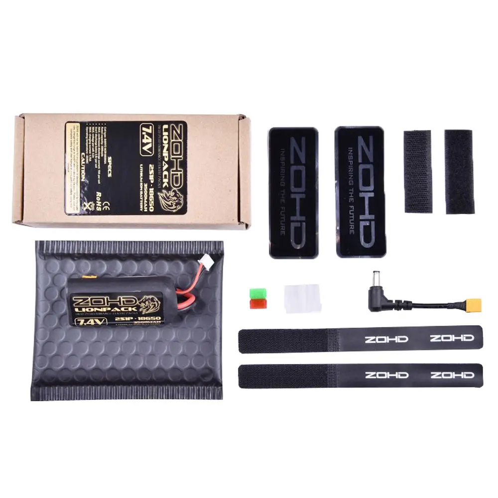 ZOHD Lionpack 18650 2S1P 3500mAh 7.4V Li-ion Battery - 1.5 for fpv drones 8