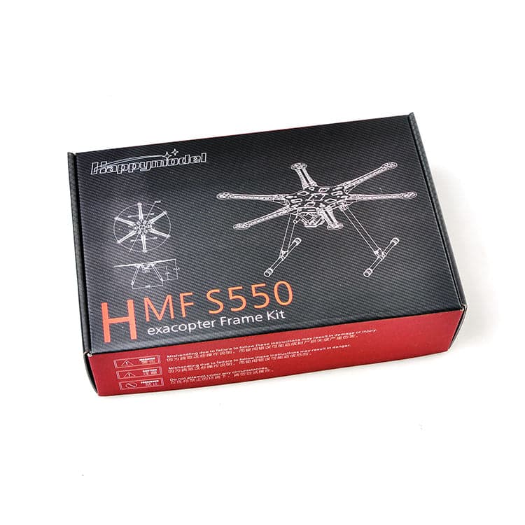 EMAX ★HMF S550 F550 Hexacopter Frame Kit Soldered Center Plate with Gopro Gimbal FPV Combo for fpv drones 2
