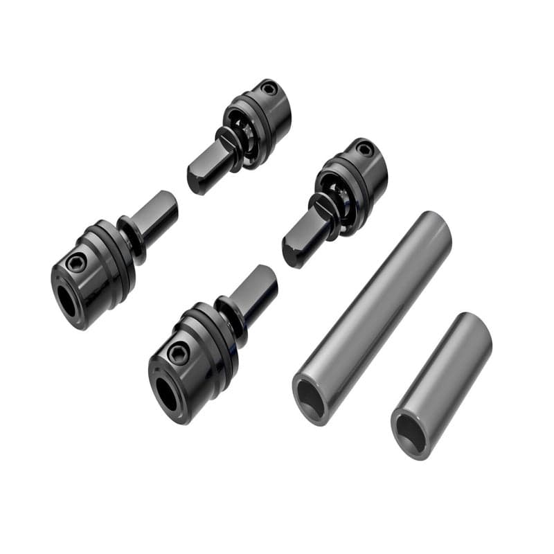 Traxxas 9751-GRAY TRX-4M Steel / Alum Male / Female Center Driveshafts for fpv drones