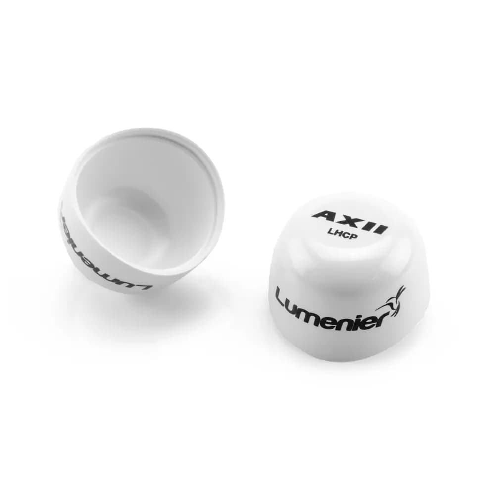 Lumenier AXII 2 Replacement Caps (LHCP) (2pcs) - LHCP - White for fpv drones