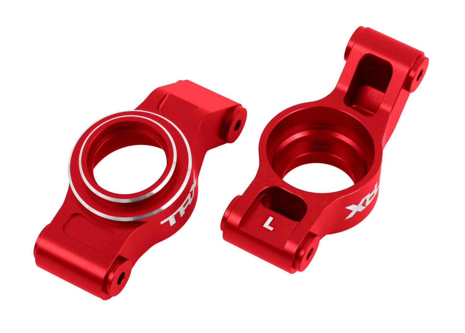 Traxxas 7852-RED X-Series Red Aluminum Rear Stub Axle Carriers X-Maxx XRT for fpv drones