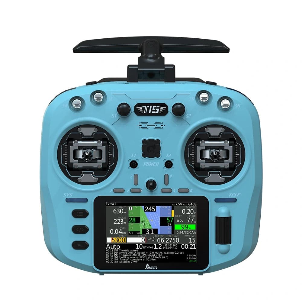 Jumper T15 ELRS 1W 2.4GHz VS-M HALL Sensor Gimbals 3.5" HD Touch Color Screen EdgeTX RC Transmitter - Choose Color for fpv drones 2