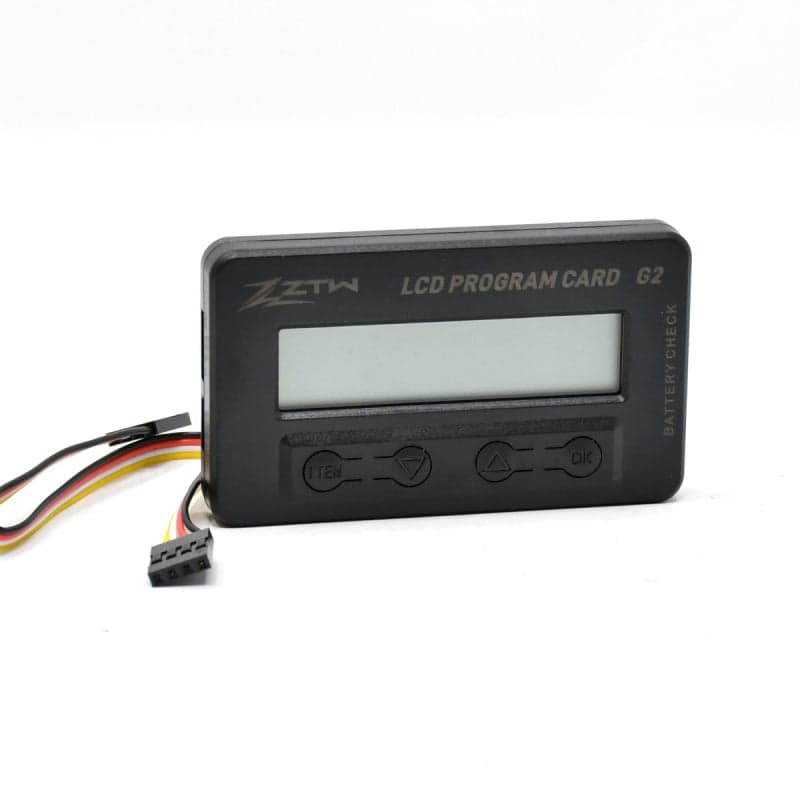 ZTW Multifunctional LCD Program Card/Box G2 for Beatles/Mantis Slim G2 ESCs Lipo Battery Checker and Servo Tester for fpv drones 1