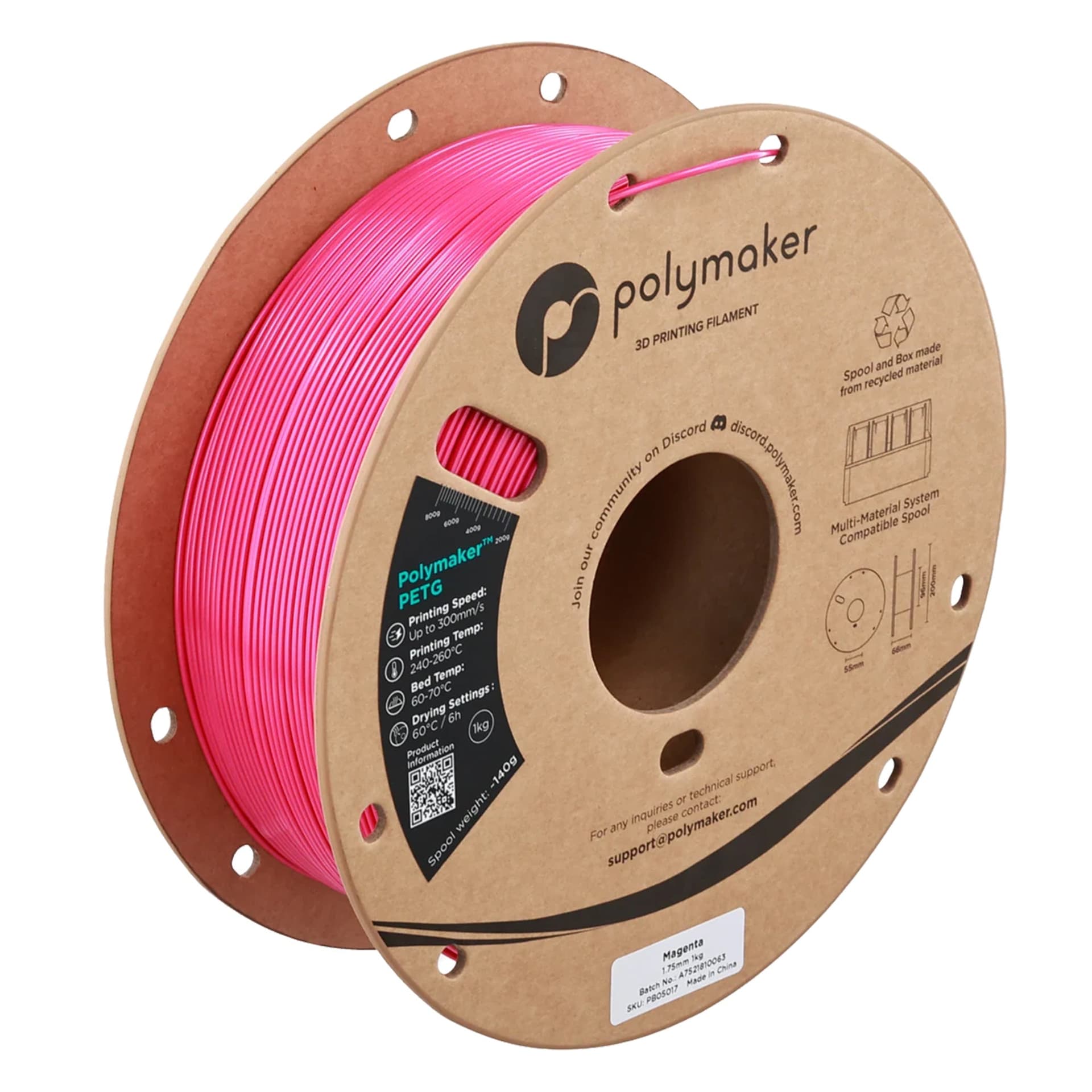 Polymaker PETG High Speed 1.75mm Filament 1kg for fpv drones 1