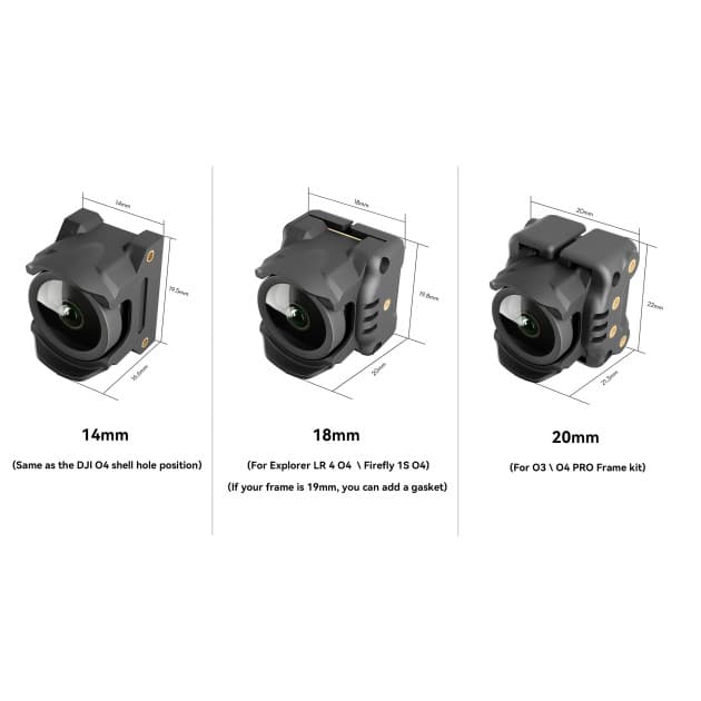 Flywoo O4 Wide camera set for drones for fpv drones 4