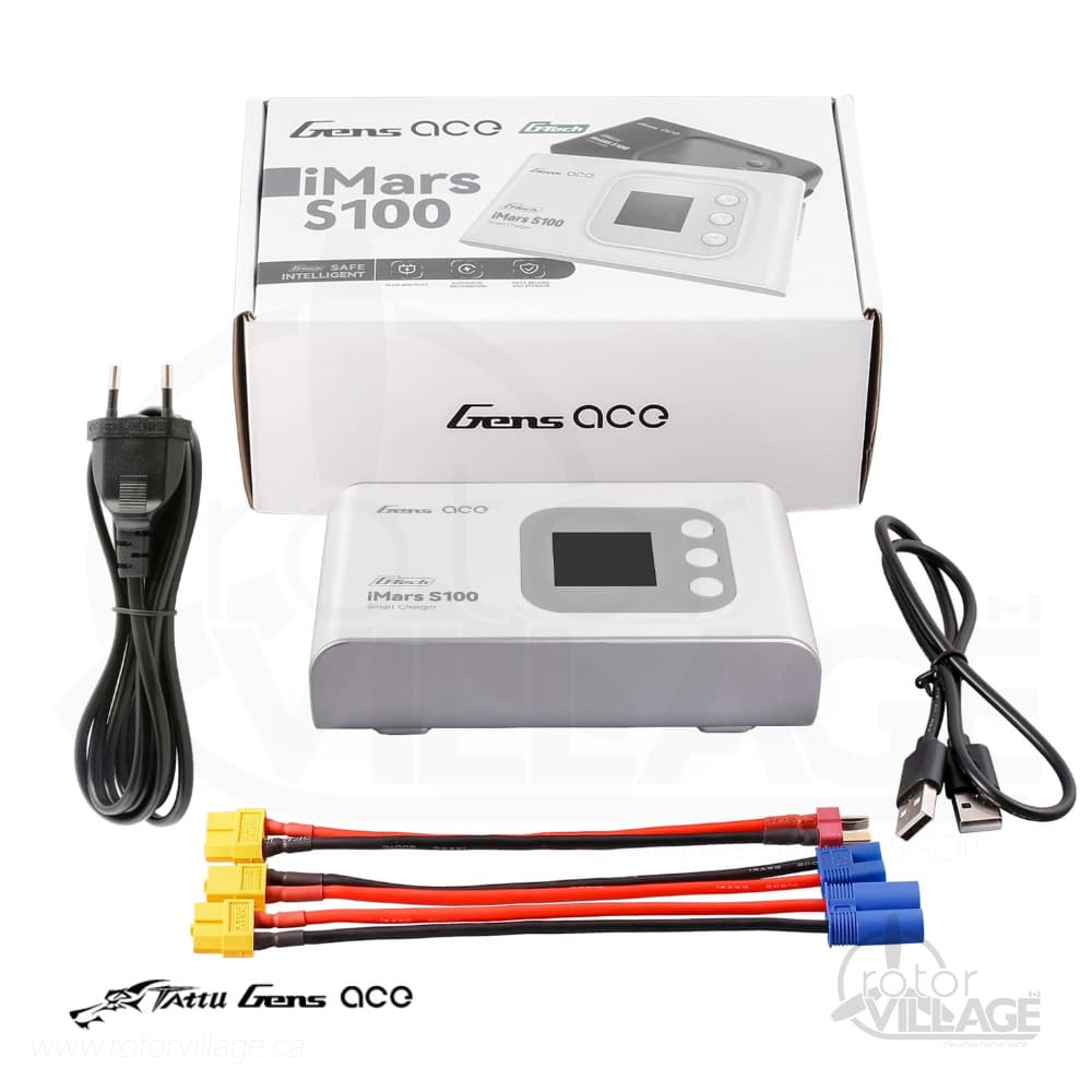 Gens Ace iMars S100 G-Tech AC Smart Charger - White