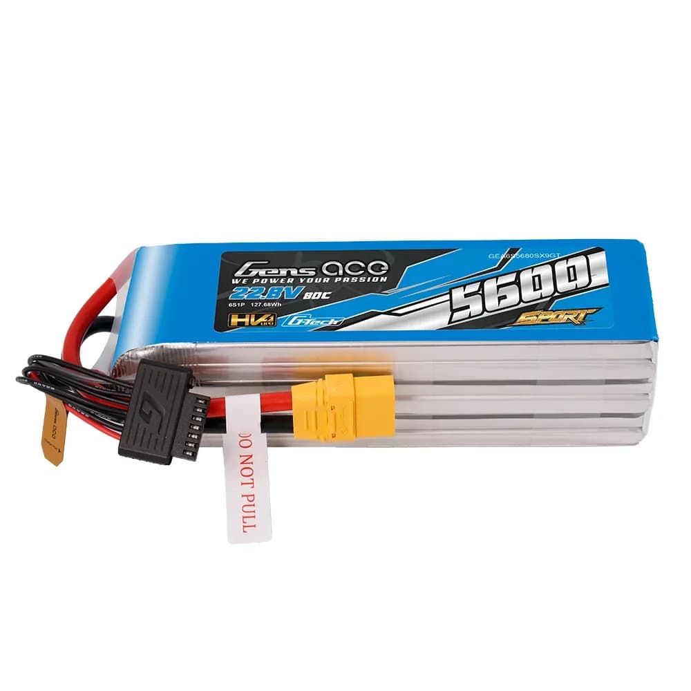 Gens Ace G-Tech 5600 mAh HV 22.8V 80C 6S Lipo Akku XT90