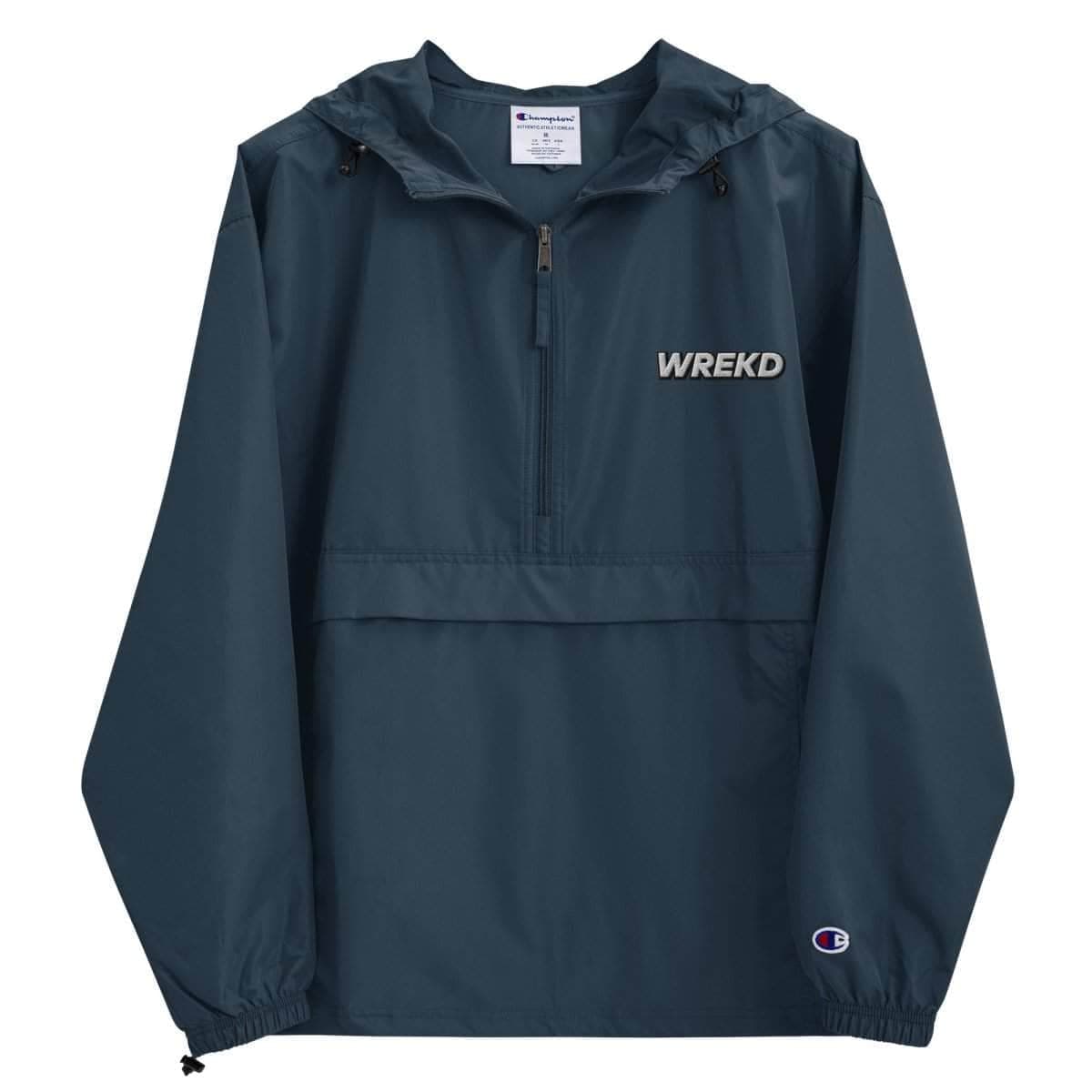 WREKD Embroidered Champion Packable Jacket for fpv drones 4
