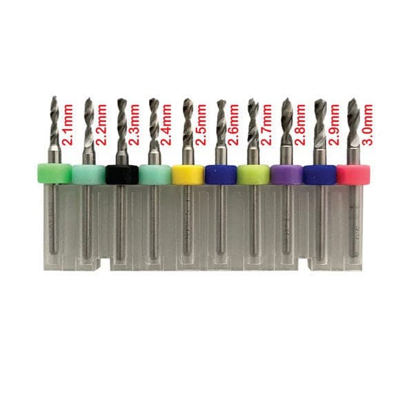 TUNGSTEN MICRO DRILL BITS 2.1MM - 3.0MM for fpv drones 2