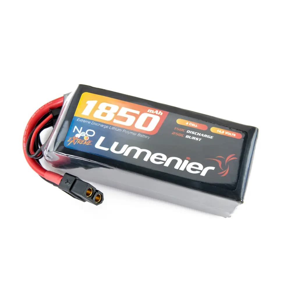 Lumenier N2O Extreme 1850mAh 4s 150c Lipo Battery - 14.8 Volt (4 Cell) for fpv drones 1