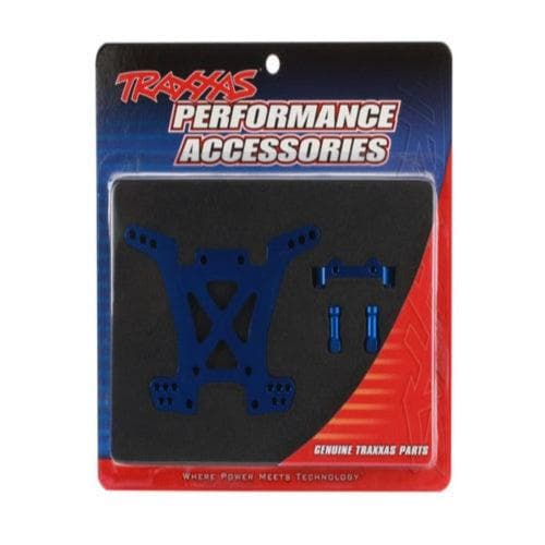 Traxxas 6838X Aluminum Shock Tower Rear Blue Slash Stampede Rally for fpv drones 1