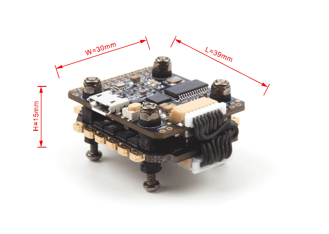 Kakute F7 Mini FC & Tekko32 F3 4in1 45A Mini ESC Stack for fpv drones