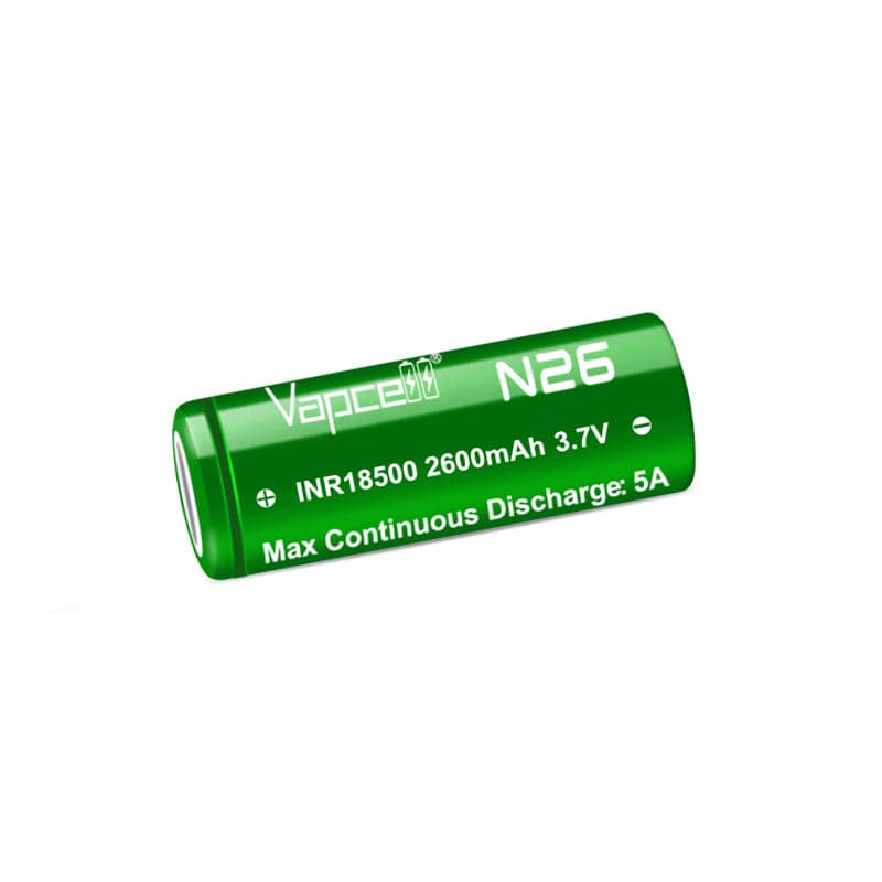 Vapcell N26 18500 2600mah 5A 3.7V Li-ion Rechargeable Battery (2PCS) for fpv drones 2