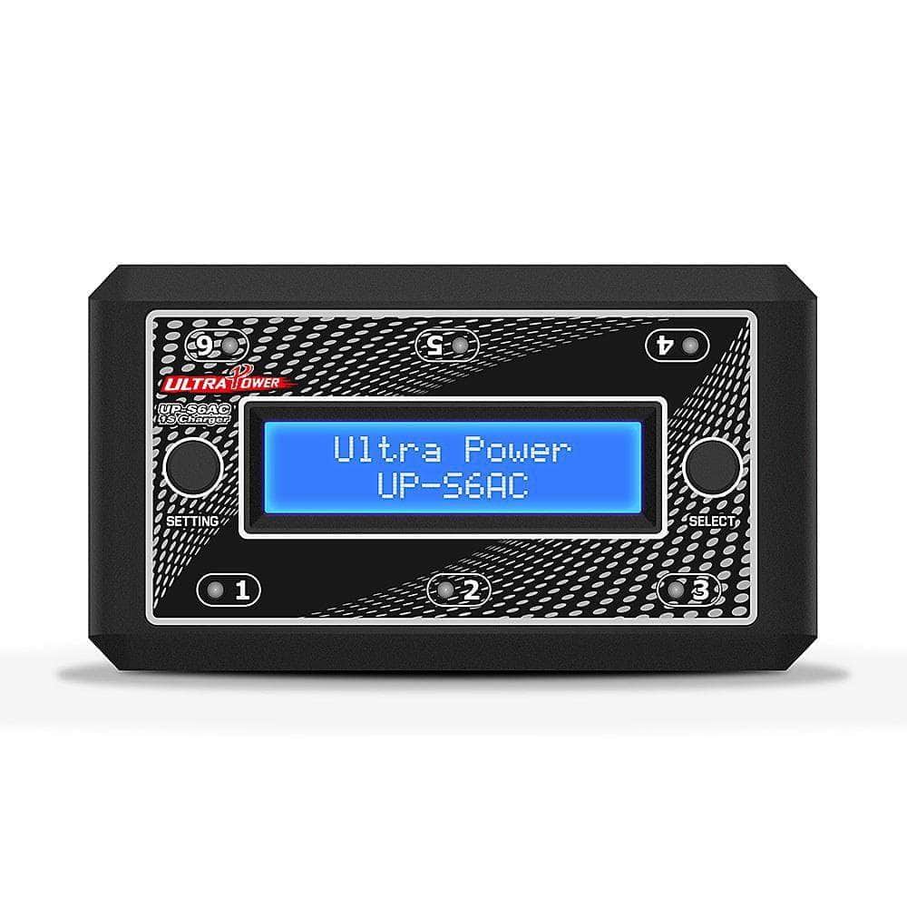 EMAX Ultra Power UP-S6AC 6x4.35W 1S AC-DC LiPO-LiHV Battery Charger With Micro MX MCPX JST for fpv drones