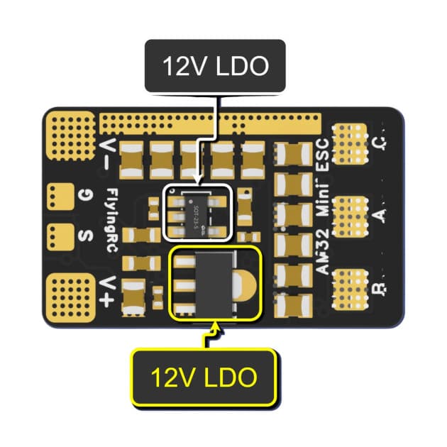 FlyingRC Mini ESC 40A V1 AM32 controller for drones and airplanes for fpv drones 10