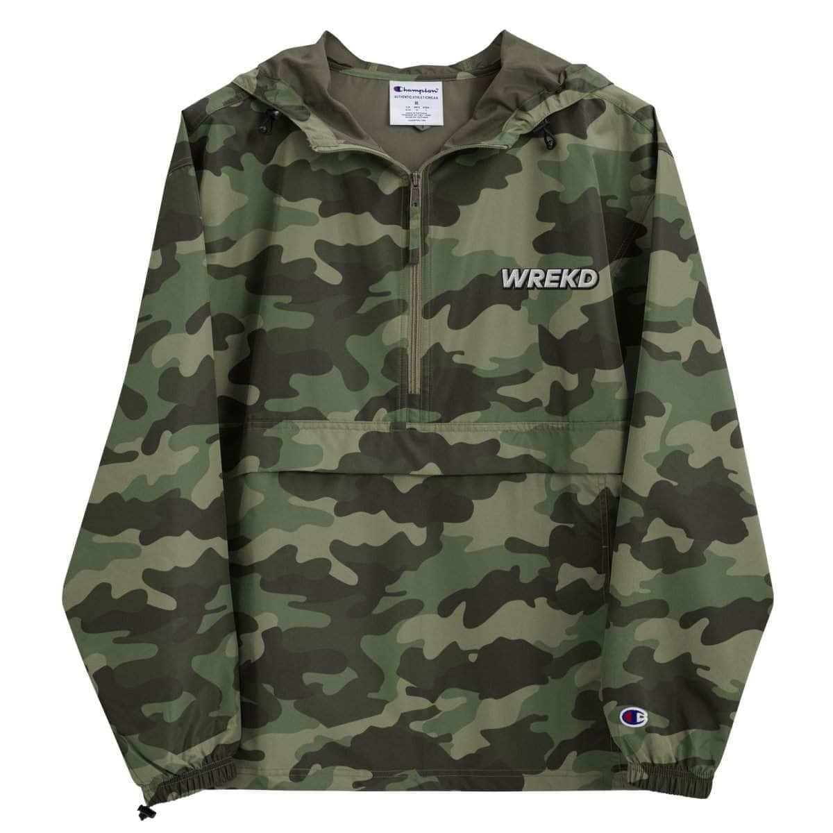 WREKD Embroidered Champion Packable Jacket for fpv drones 7