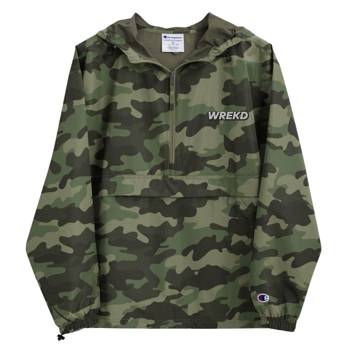 WREKD Embroidered Champion Packable Jacket for fpv drones 6