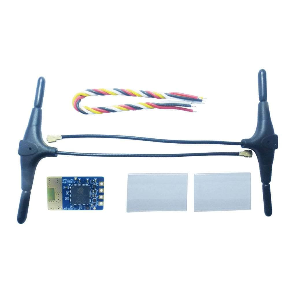 BayckRC ELRS 2.4GHz Dual Diversity TCXO Receiver w/ Plug - T Antenna for fpv drones 7