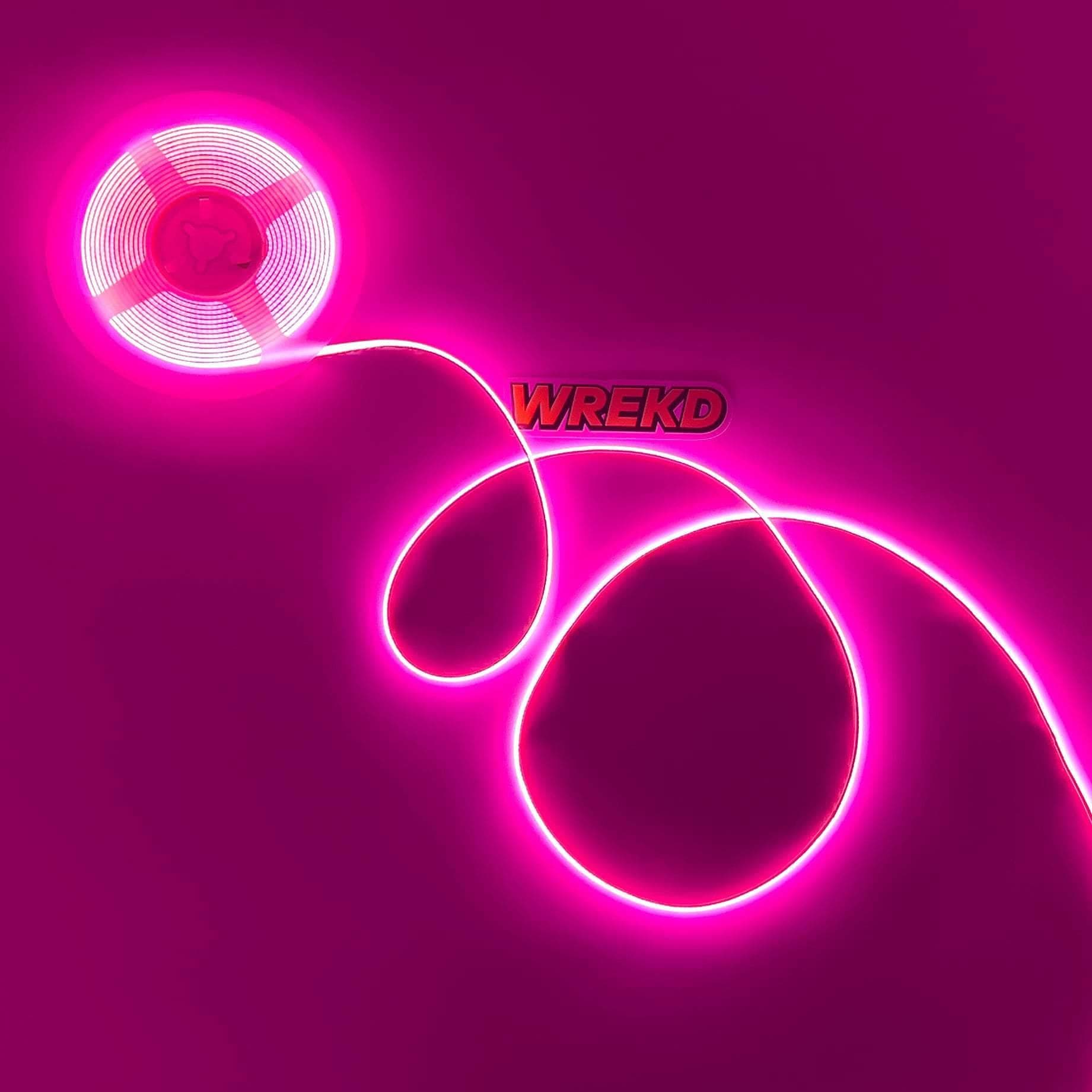 WREKD 5V COB LED 2.7mm Wide Flexible Strip w/ 480LEDs/M - 39" Strip - Choose Color for fpv drones 2