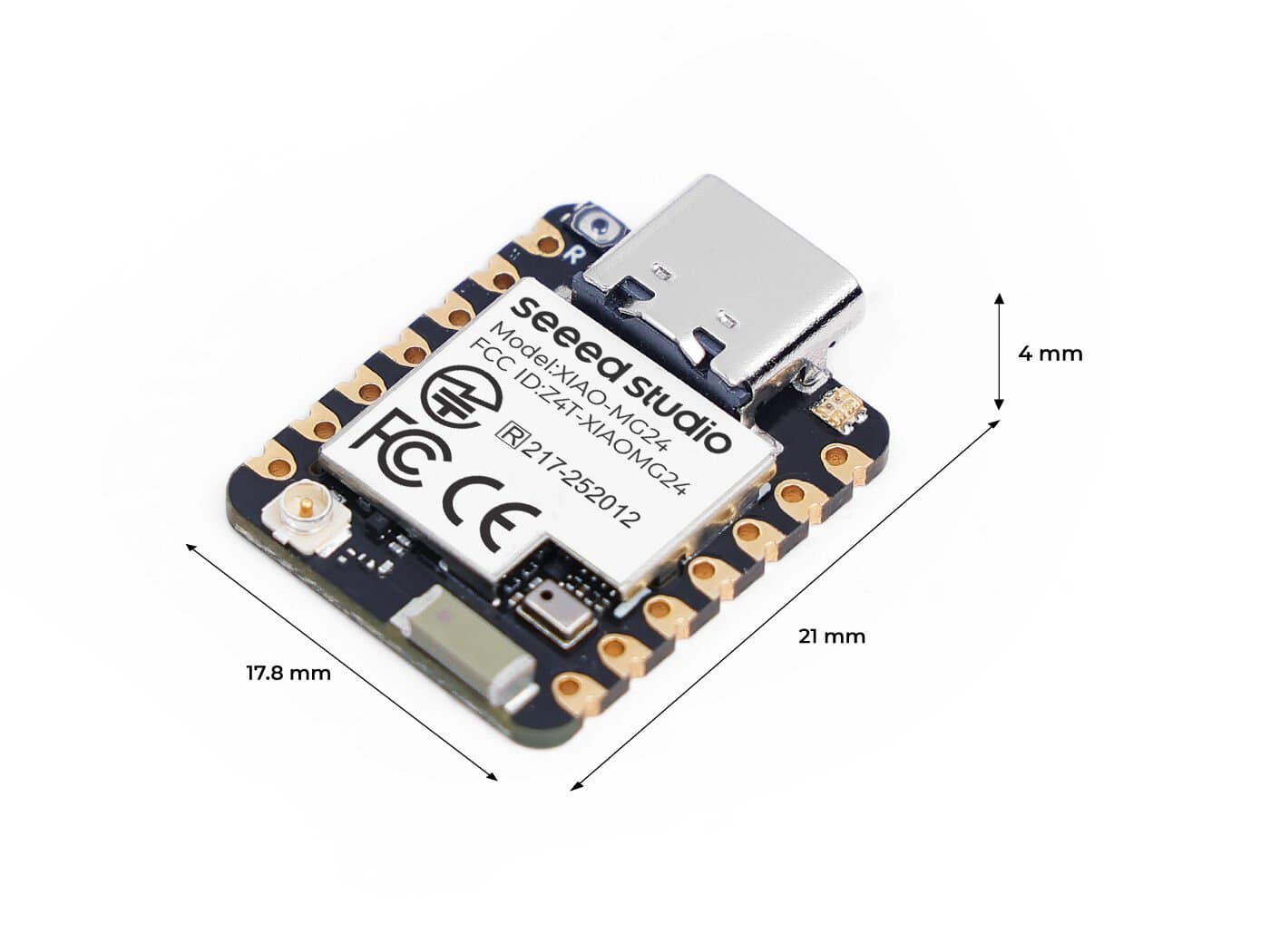 XIAO MG24 Sense Ultra-low-power Wireless Development Board for fpv drones 5