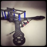 TBS Crossfire IMMORTAL T Antenna holders for fpv drones 6