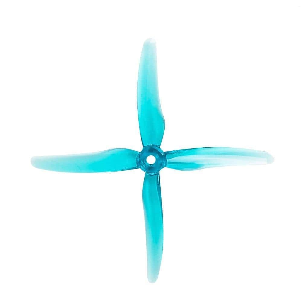 Gemfan Hurricane X 51455 Durable Quad-Blade 5" Prop 4 Pack - Choose Your Color