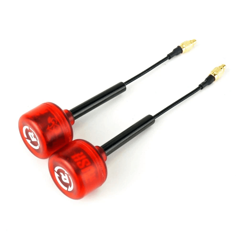RUSHFPV Cherry 5.8GHz Antenna w/ MMCX Straight Connector (2 Pack) - Choose Polarization