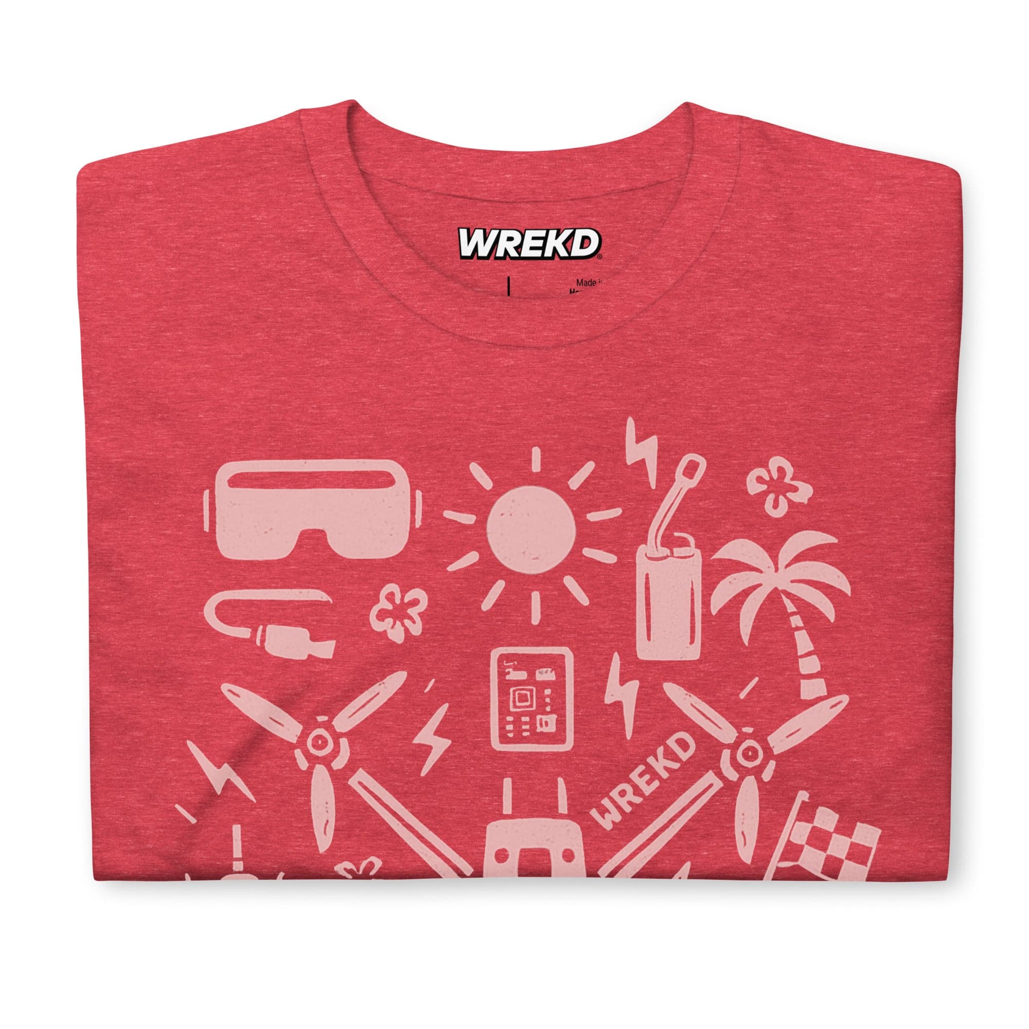 WREKD® Summer Vibes Mosaic Tee for fpv drones 2