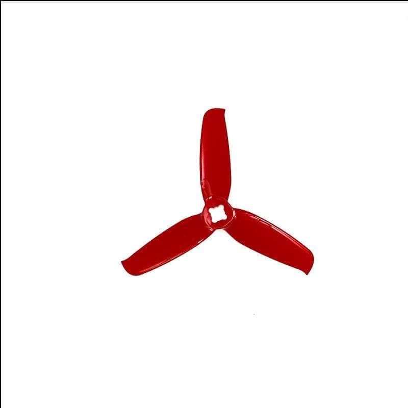 Gemfan Flash 3052-3 / 3" Tri-Blade Props for 5mm / 1.5mm Shaft T-Mounted w/ Adapter (4 Pack) - Choose Color for fpv drones 2
