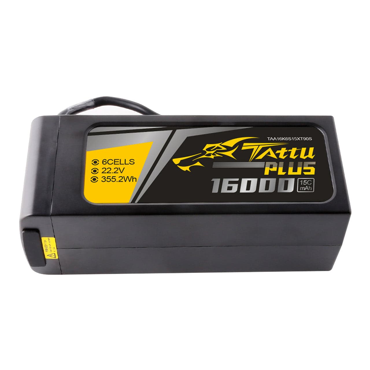 Tattu Plus 16000mah 22.2v 15c 6s Lipo Smart Battery Pack with XT90-S Plug for fpv drones