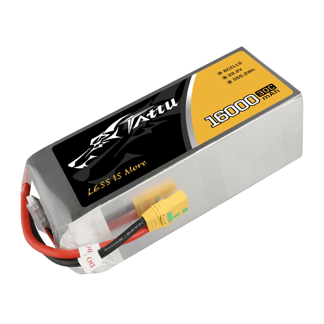 Tattu 16000mAh 30C 22.2V 6S1P Long Range/Cinelifter Lipo Battery - XT90 for fpv drones 1