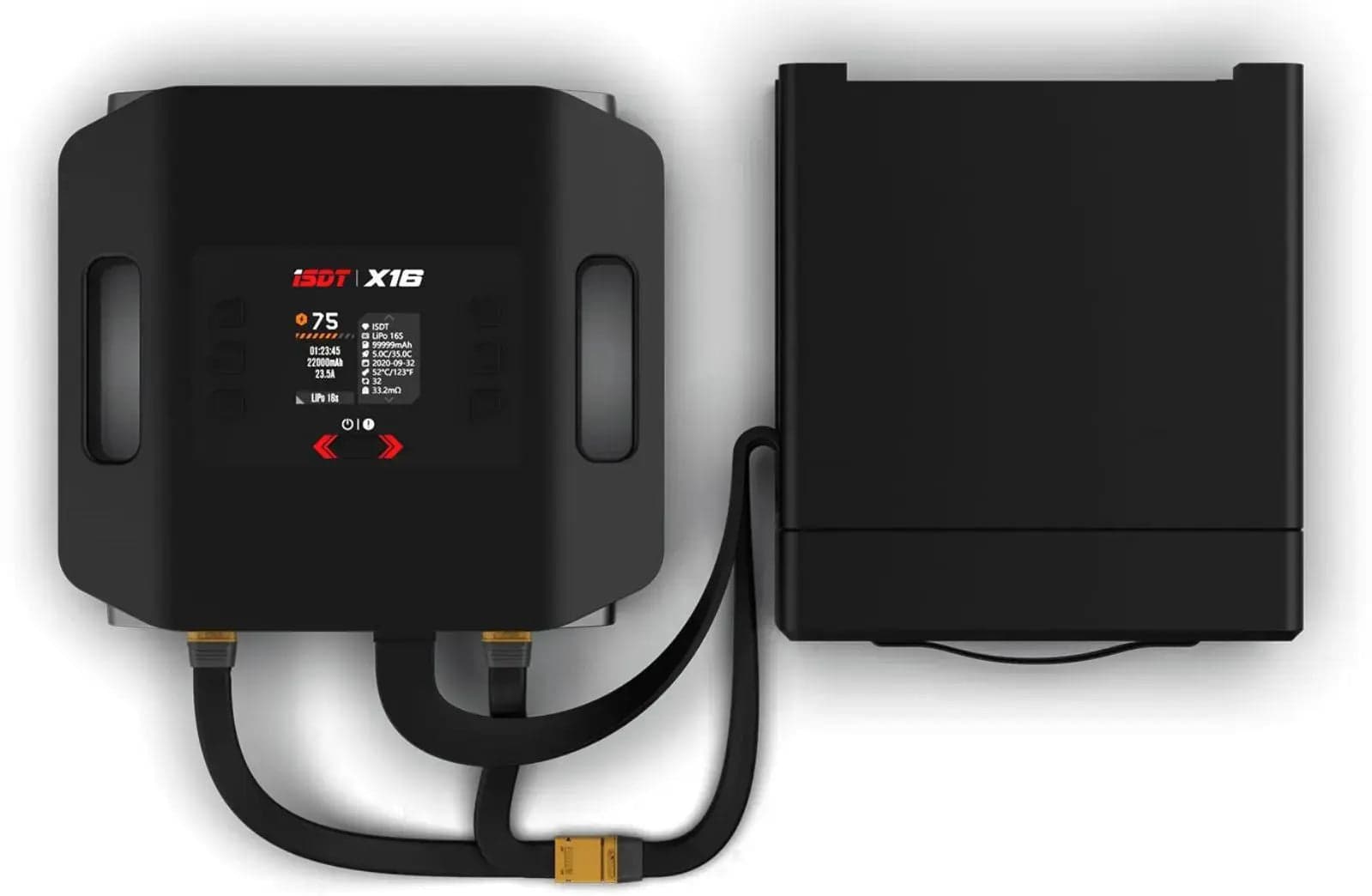 ISDT X16 Lipo Charger,1100W x 2/20A x 2 Dual Channel Lipo Charge and Discharge Cycle Balance Charger for 2~16S Batteries for fpv drones 7