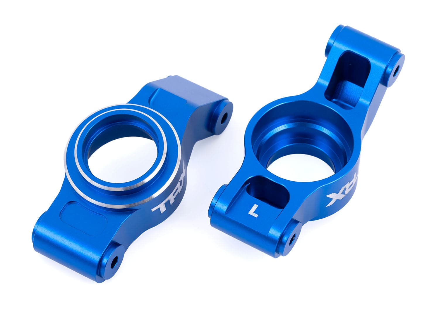 Traxxas 7852-BLUE Blue Aluminum Rear Stub Axle Carriers (L&R) X-Maxx XRT for fpv drones