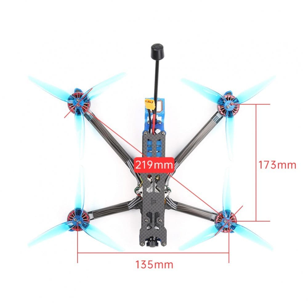 Chimera5 DC LR 4S HD with Caddx Polar Vista Digital HD System for fpv drones 4